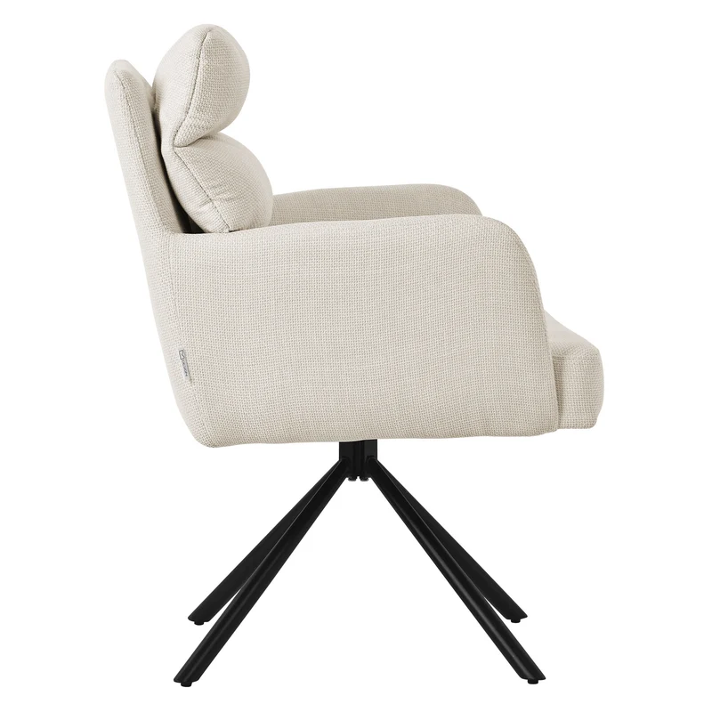 Esszimmerstuhl aus gewebtem Stoff mit abnehmbaren Kissen ML-Design