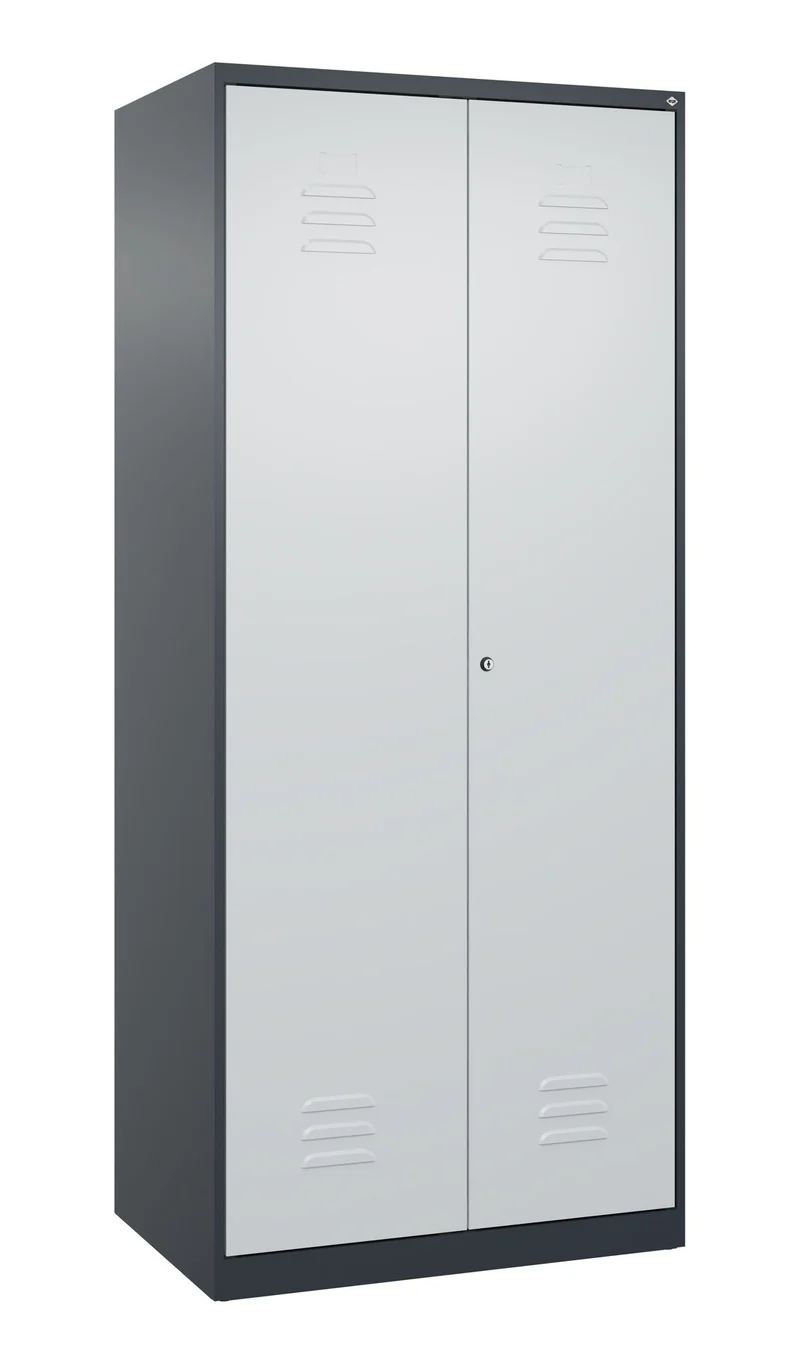 Putzmittel-Spind Classic Plus mit 2 Abteile aus Stahl