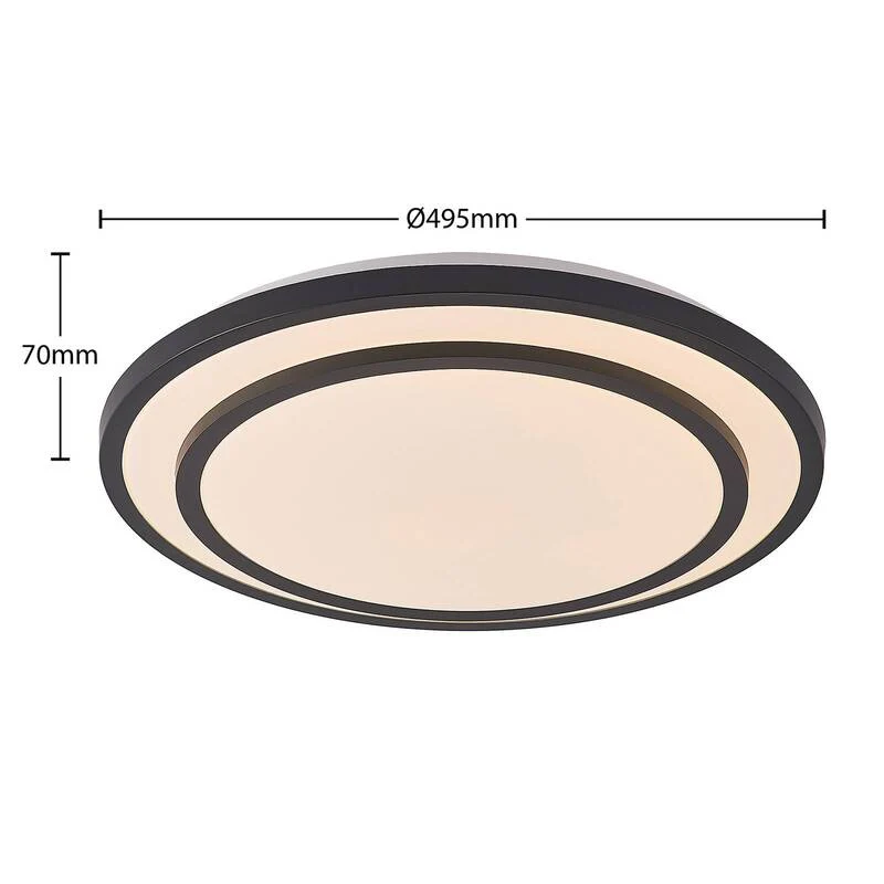 B-Ware Lindby Essina LED-Deckenlampe Deckenlampe Deckenstrahler Lampe Licht CCT dimmbar