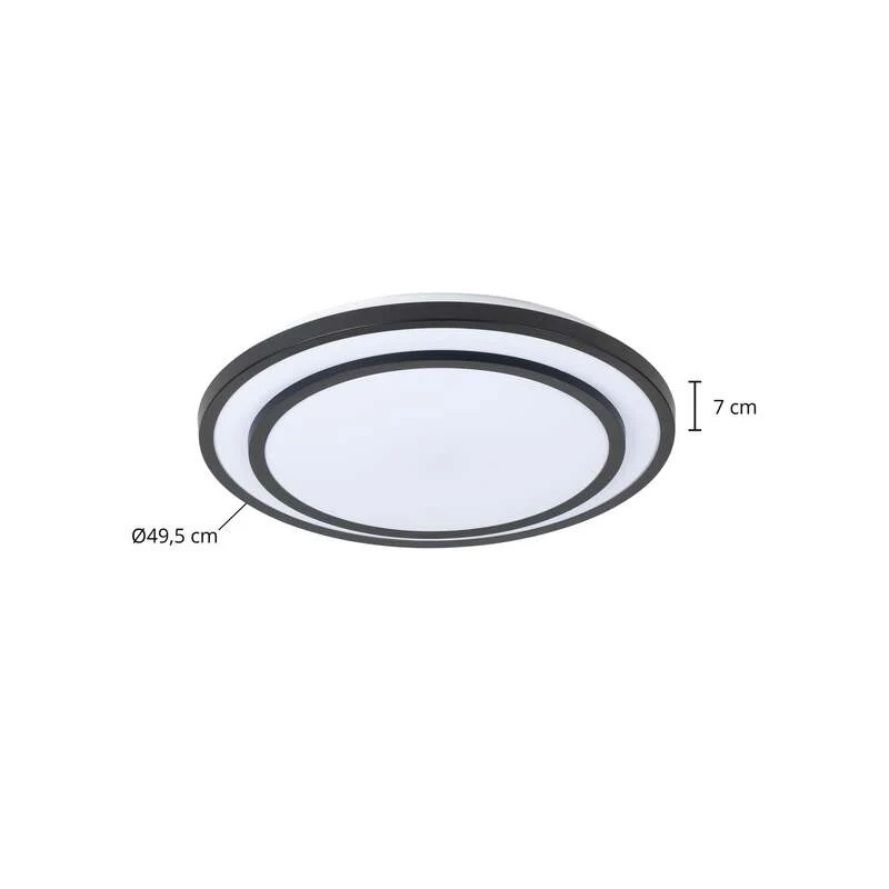B-Ware Lindby Essina LED-Deckenlampe Deckenlampe Deckenstrahler Lampe Licht CCT dimmbar