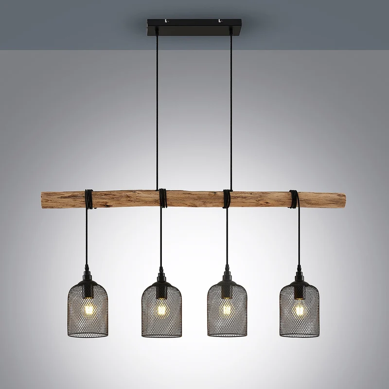 B-Ware Lindby Elrond Hängeleuchte Deckenlampe Pendelleuchte Lampe Leuchte E27 4 Flam984