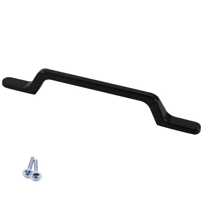Möbelgriff 160mm U098 - Schwarz Matt
