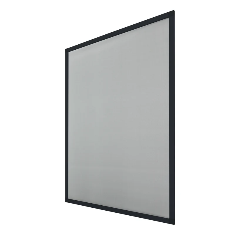Fliegengitter anthrazit 120x140 cm mit Rahmen aus Aluminium