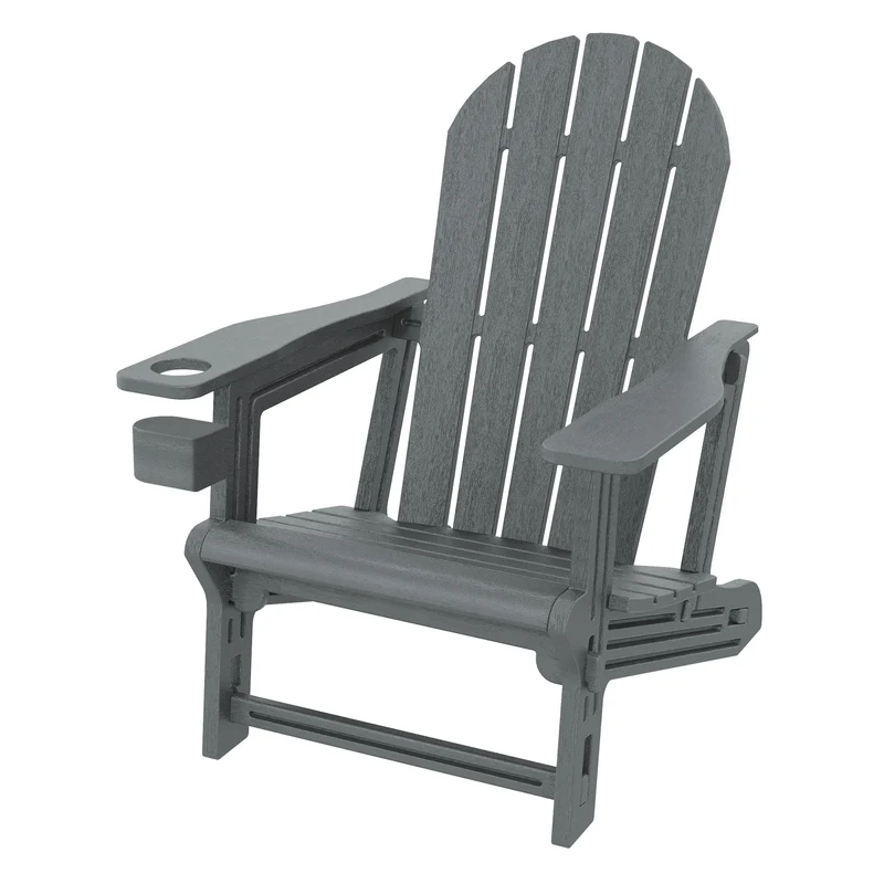 Gartenstuhl Adirondack Stuhl Sonnenstuhl wetterfest aus HDPE Kunststoff bis 180 kg Gartensessel ML-Design