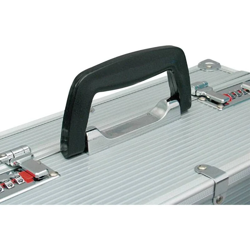 B-Ware VISO STC931P Universal Werkzeugkoffer Werkzeugkasten Aluminium unbestückt grau