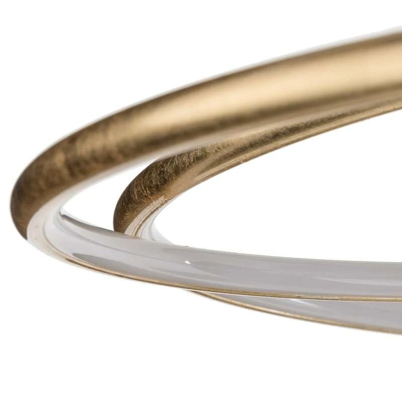 B-Ware Lindby Deckenleuchte Deckenlampe LED Joline gold Metall Kunststoff Wohnraum Bele