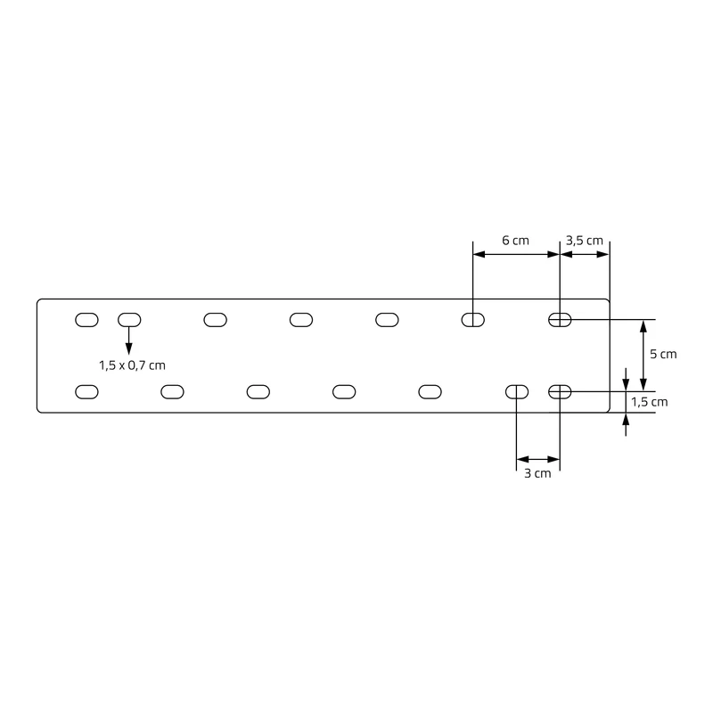 Tischbeine Tischgestell 2er Set U-Design schräg 40 x 43 cm aus Stahl ML-Design