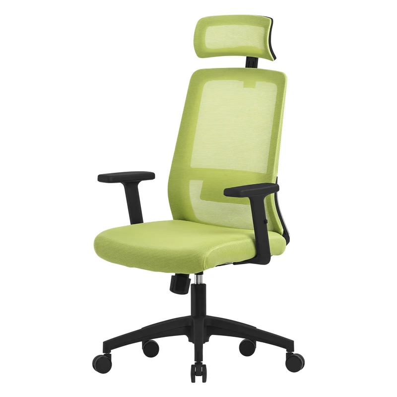 Schreibtischstuhl Surpreme Ergonomischer Bürostuhl Netzgewebe mit verstellbaren Armlehnen und Kopfstütze ML-Design