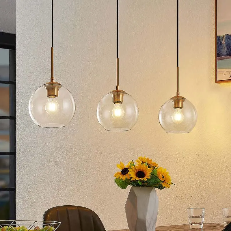 B-Ware Lindby Grady Pendelleuchte Mit Glasschirmen Pendelleuchte Deckenlampe Hängela289