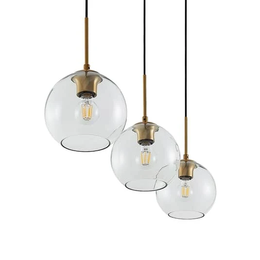 B-Ware Lindby Grady Pendelleuchte Mit Glasschirmen Pendelleuchte Deckenlampe Hängela289