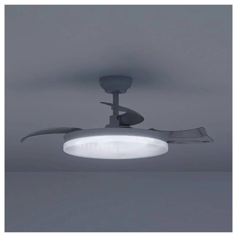 D-Ware Philips LED Deckenventilator Solr 32W Dimmbar mit Fernbedienung weiß 150m³/h