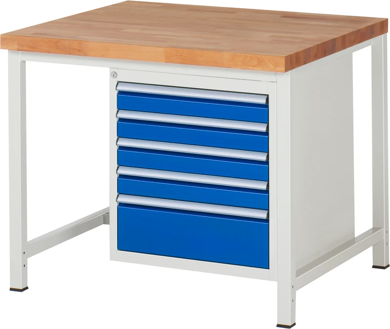 Werkbank mit 5 Schubladen