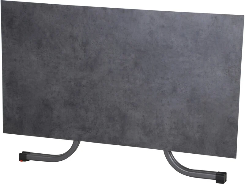 B-Ware Siena Garden Esstisch Klappbar Tisch Stahl Gartenmöbel Farbe Blau HPL Oberfläche