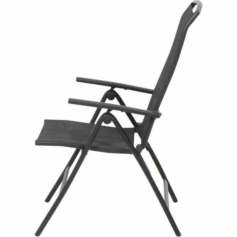 B-Ware Siena Garden Klappsessel Livorno Gartenstuhl Relaxsessel grau klappbar 58x65cm