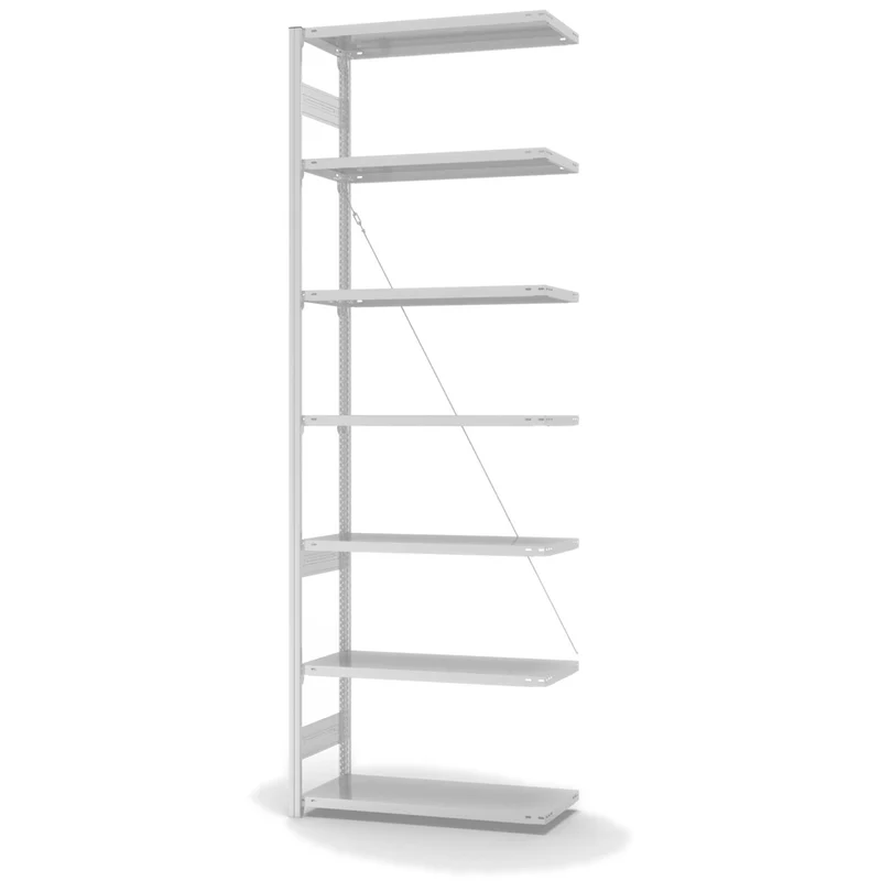 Antibakterielles Fachbodenregal Anbauregal mit Fachlast 150 kg