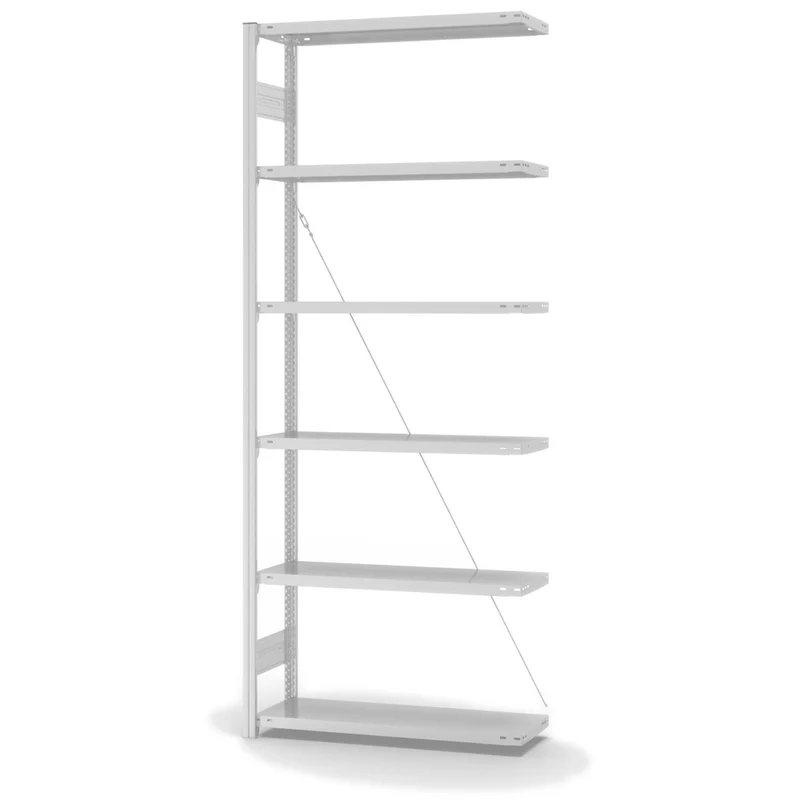 Antibakterielles Fachbodenregal Anbauregal mit Fachlast 150 kg