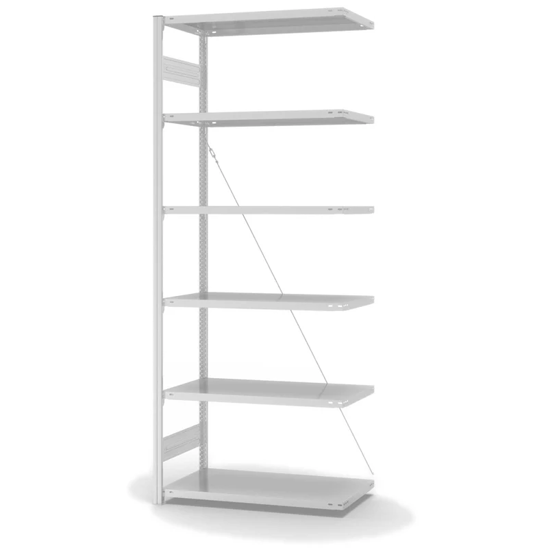Antibakterielles Fachbodenregal Anbauregal mit Fachlast 150 kg