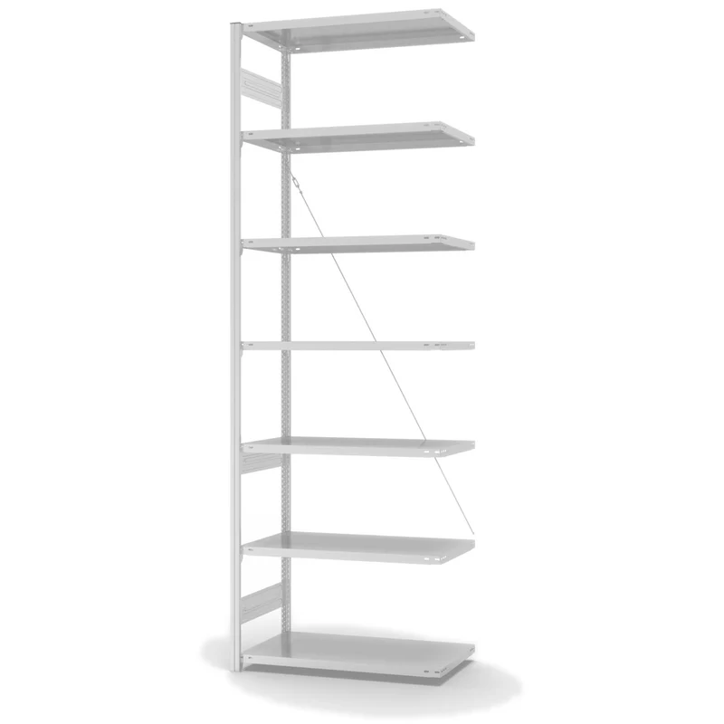 Antibakterielles Fachbodenregal Anbauregal mit Fachlast 150 kg