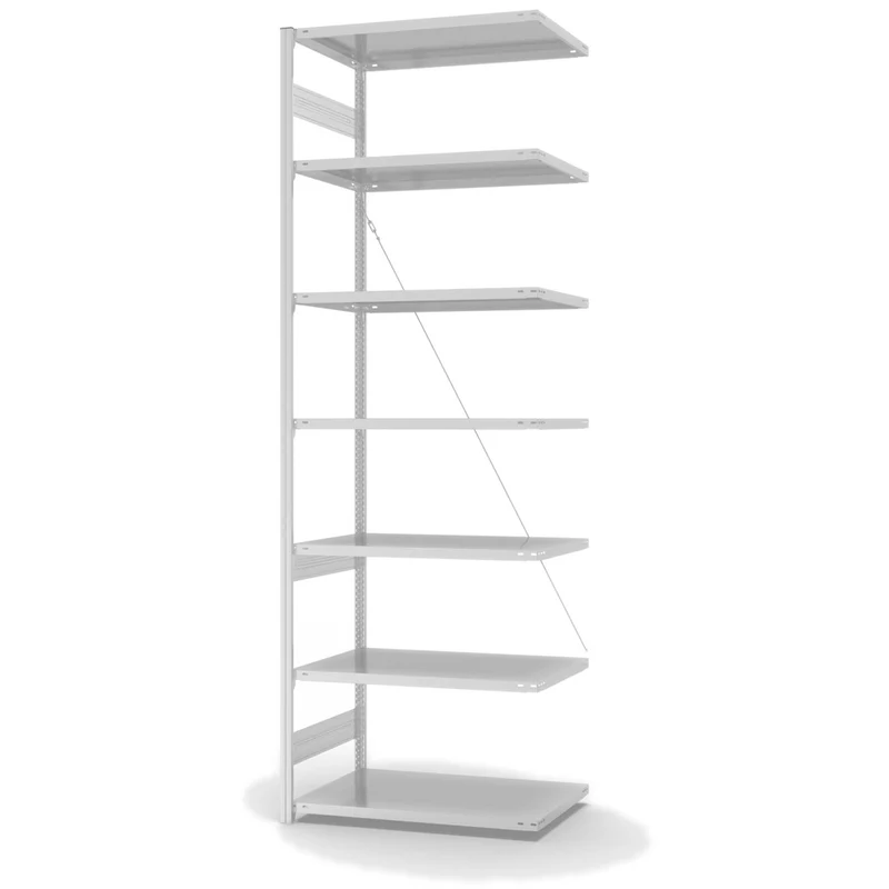 Antibakterielles Fachbodenregal Anbauregal mit Fachlast 150 kg
