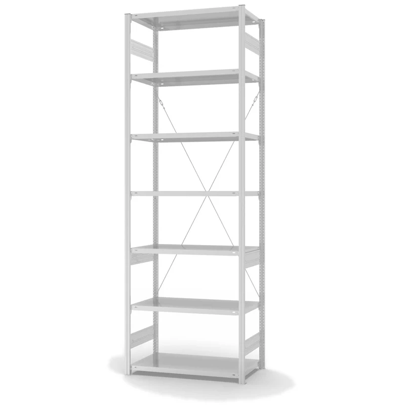 Antibakterielles Fachbodenregal Grundregal – hygienisch & belastbar 150 kg