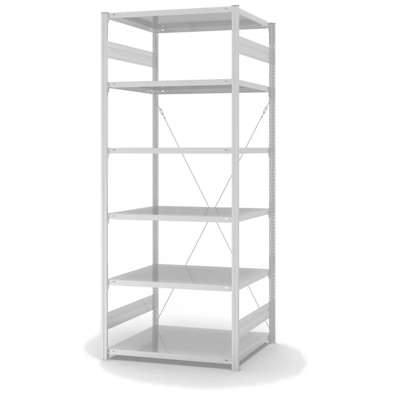 Antibakterielles Fachbodenregal Grundregal – hygienisch & belastbar 150 kg