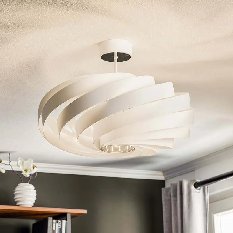 B-Ware Euluna Deckenleuchte Lampe Vento weiß Metall 60 cm Wohnzimmer SIEHE TEXT/FOTO