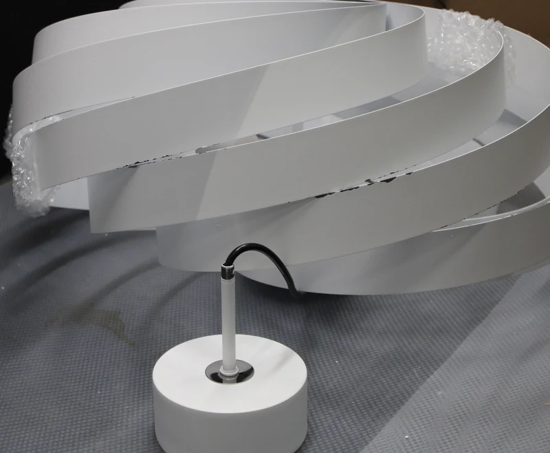 B-Ware Euluna Deckenleuchte Lampe Vento weiß Metall 60 cm Wohnzimmer SIEHE TEXT/FOTO