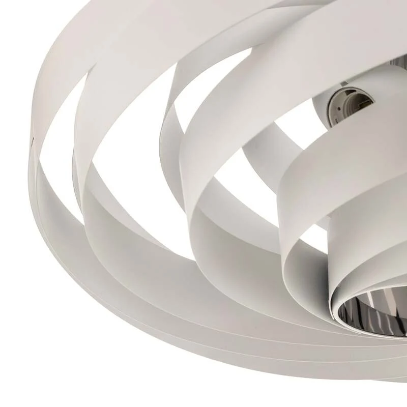B-Ware Euluna Deckenleuchte Lampe Vento weiß Metall E27 60 cm SIEHE TEXT/FOTO