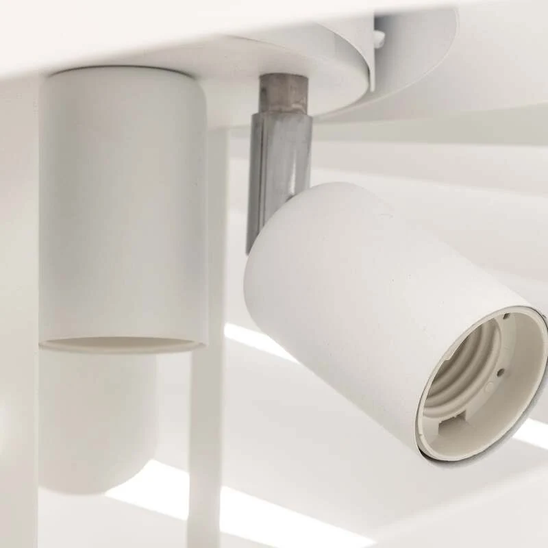 B-Ware Euluna Deckenleuchte Lampe Vento weiß Metall E27 60 cm SIEHE TEXT/FOTO