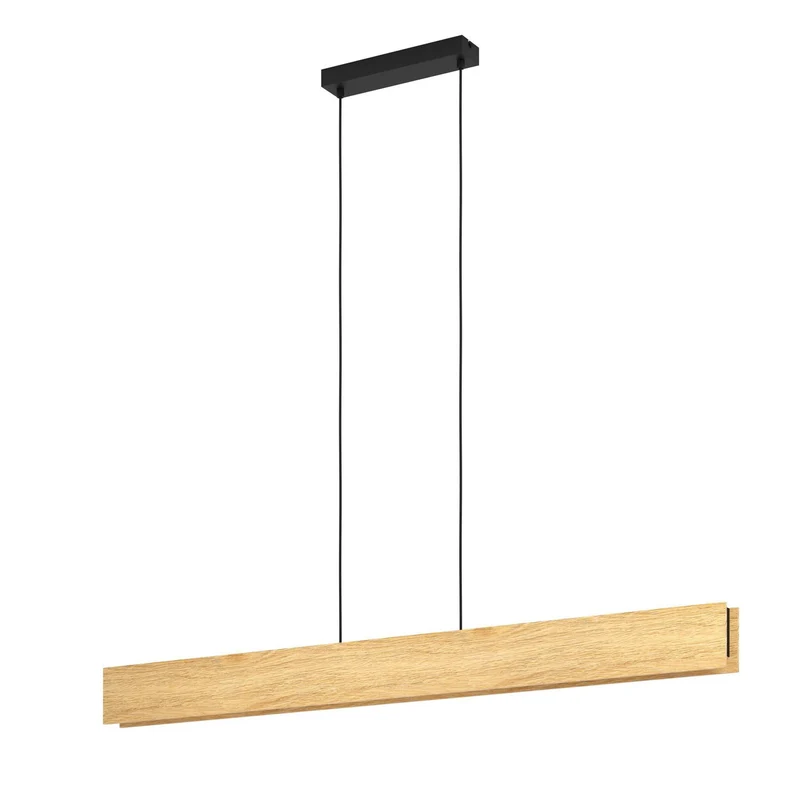 C-Ware EGLO Hängeleuchte Pendelleuchte Smart Zig LED Anchorena Z Holz hell schwarz w909