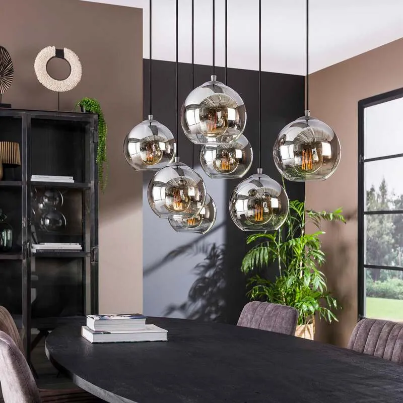 B-Ware Hängeleuchte Allessandra Hängelampe Deckenlampe Lampe Glasschirm SIEHE TEXT/FOTO