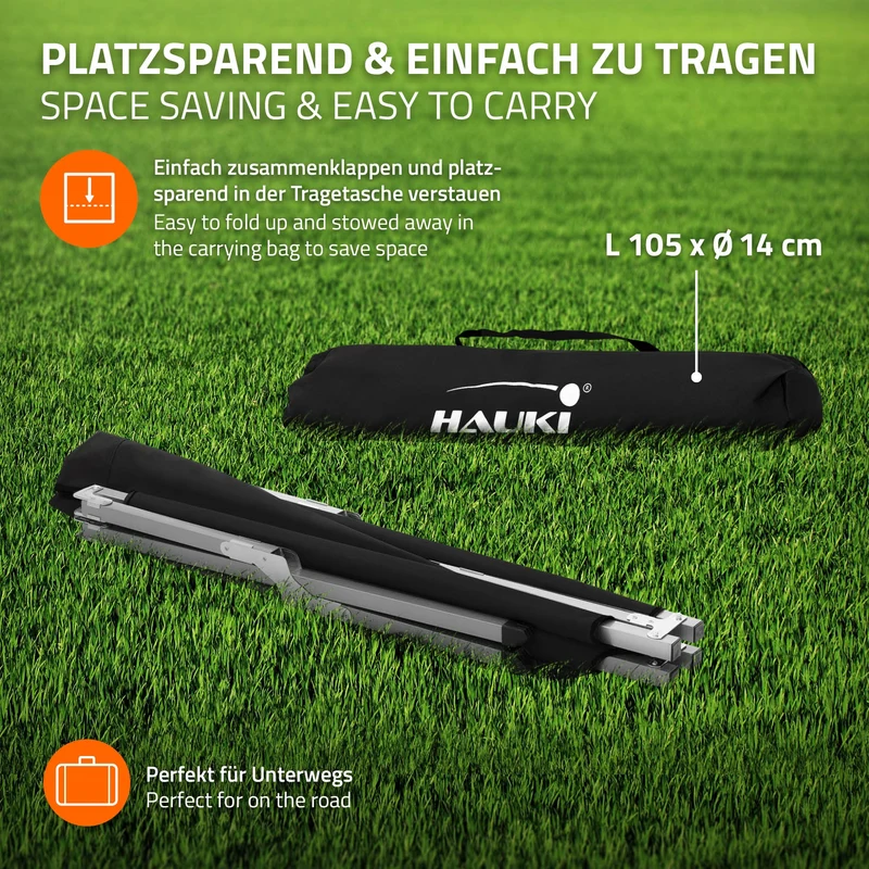 Campingbett Feldbett klappbar 210x83x46 cm mit Tragetasche bis 150 kg Hauki