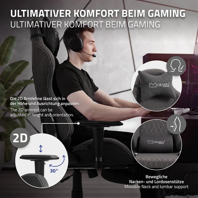 Gaming Stuhl Stoffbezug