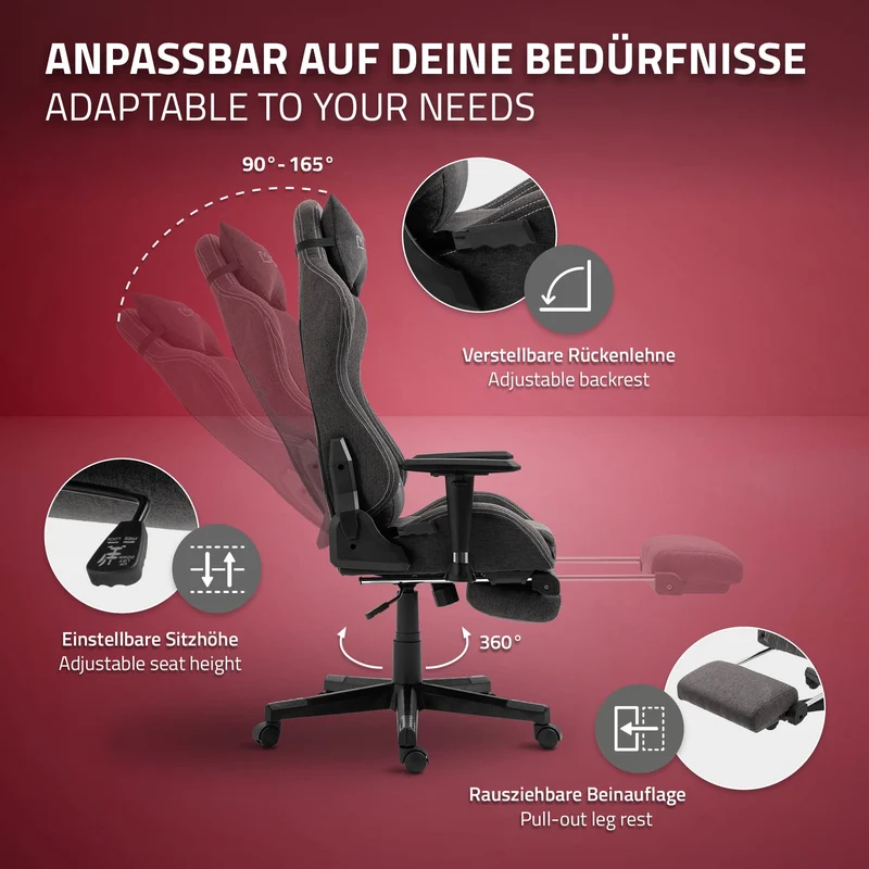 Gaming Stuhl Stoffbezug