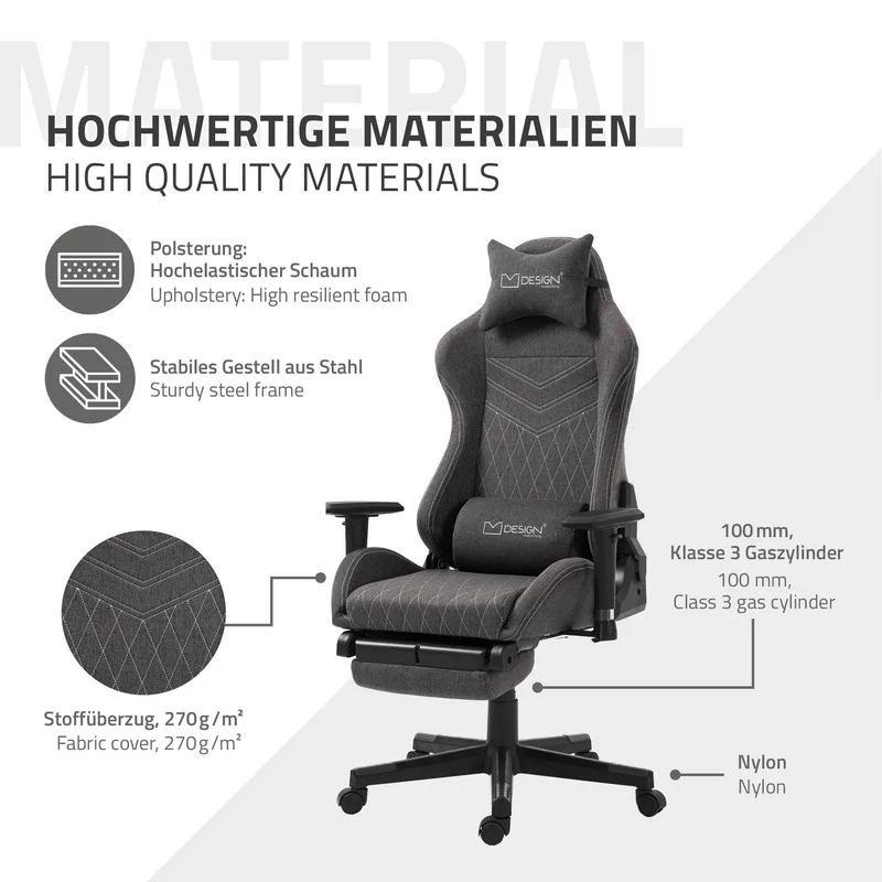 Gaming Stuhl Stoffbezug