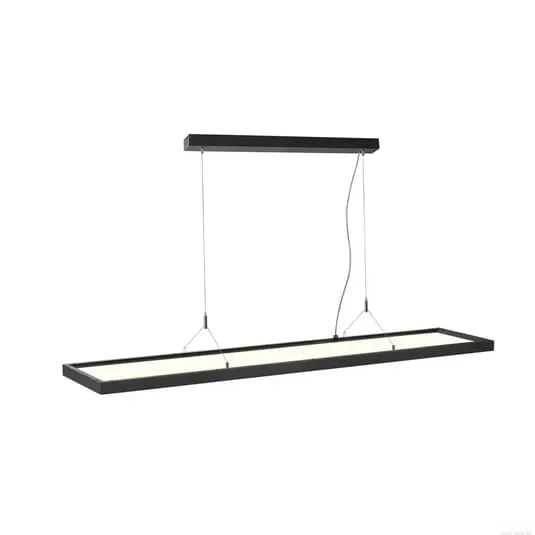 D-Ware SLV Hängeleuchte Pendelleuchte LED Büro Lampe schwarz Aluminium Worklight