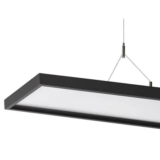 D-Ware SLV Hängeleuchte Pendelleuchte LED Büro Lampe schwarz Aluminium Worklight