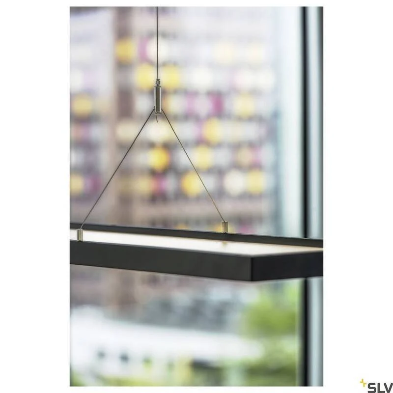 D-Ware SLV Hängeleuchte Pendelleuchte LED Büro Lampe schwarz Aluminium Worklight