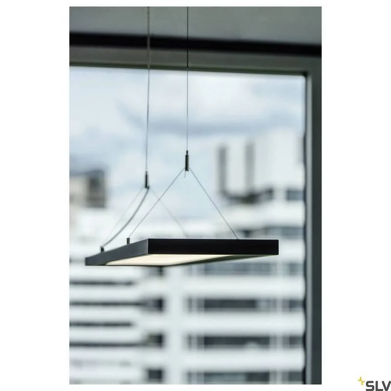 D-Ware SLV Hängeleuchte Pendelleuchte LED Büro Lampe schwarz Aluminium Worklight