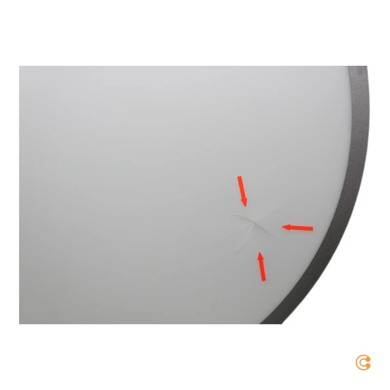C-Ware Lindby Deckenlampe Deckenleuchte LED Lampe Narima silber Fernbedienung dimm970