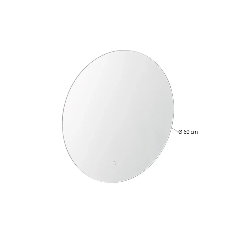B-Ware Lucande LED-Spiegel Celestiel rund beheizbar CCT Ø 60 cm SIEHE TEXT/FOTO963