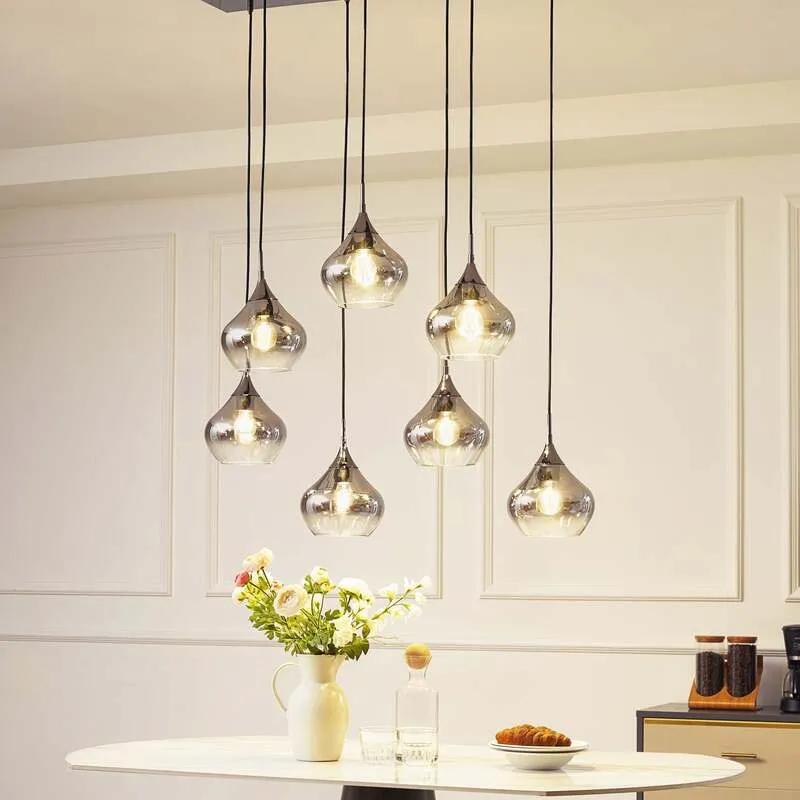 B-Ware Lucande Hängeleuchte Jarven Hängelampe Deckenlampe Lampe schwarz SIEHE TEXT/FOTO