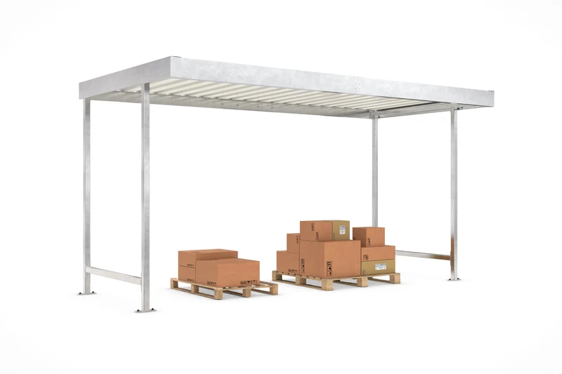 Materialüberdachung Leipzig