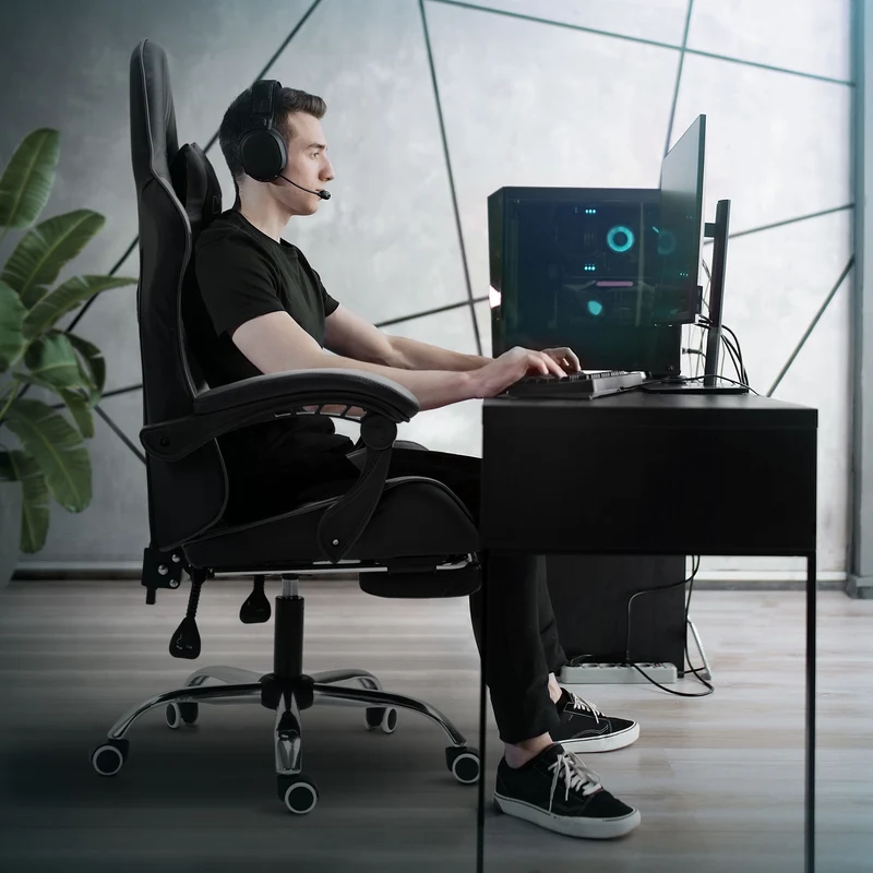 Gaming Stuhl PU-Leder