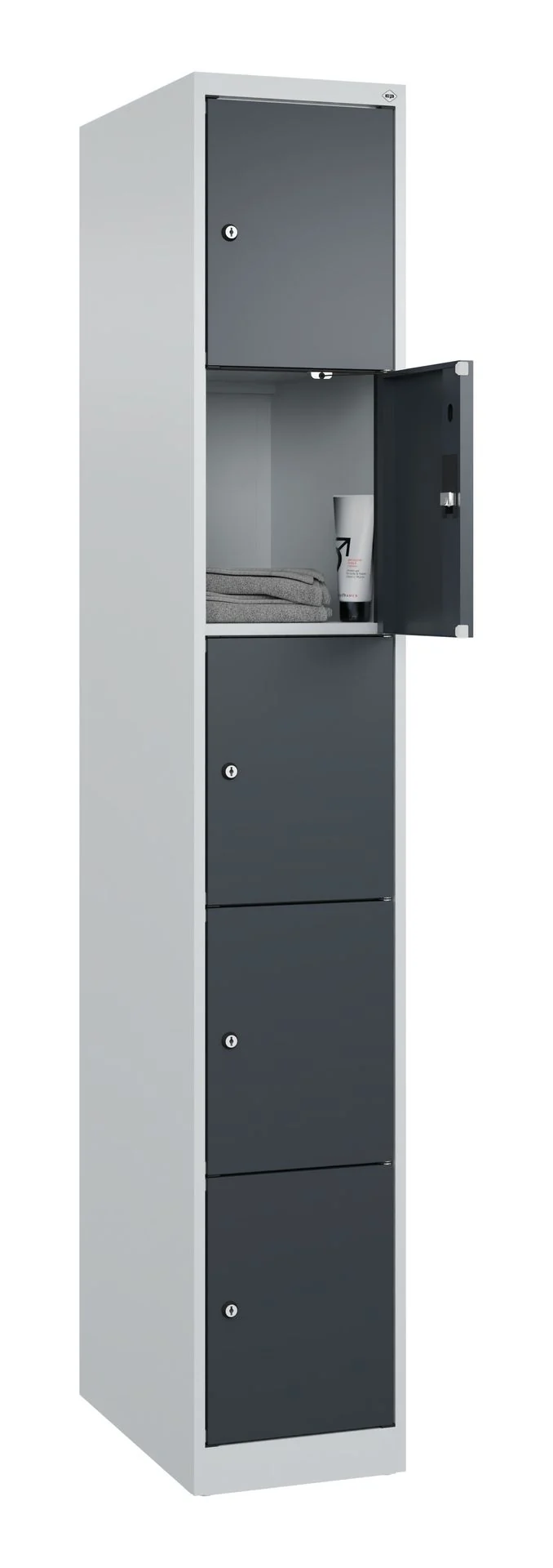 Schließfachschrank Evolo Plus – Metall-Spind mit wählbaren Fächern & Farben