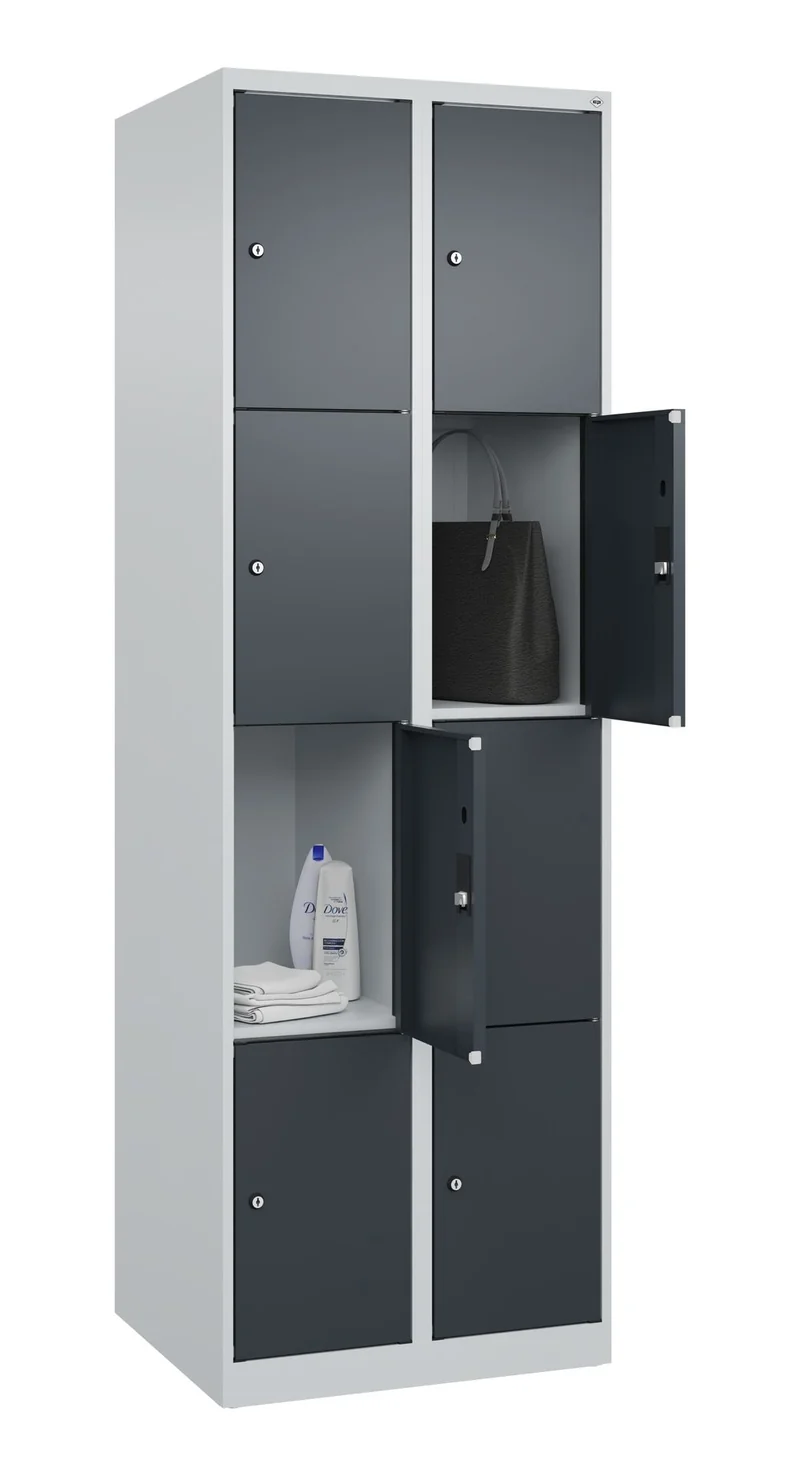 Schließfachschrank Evolo Plus – Metall-Spind mit wählbaren Fächern & Farben