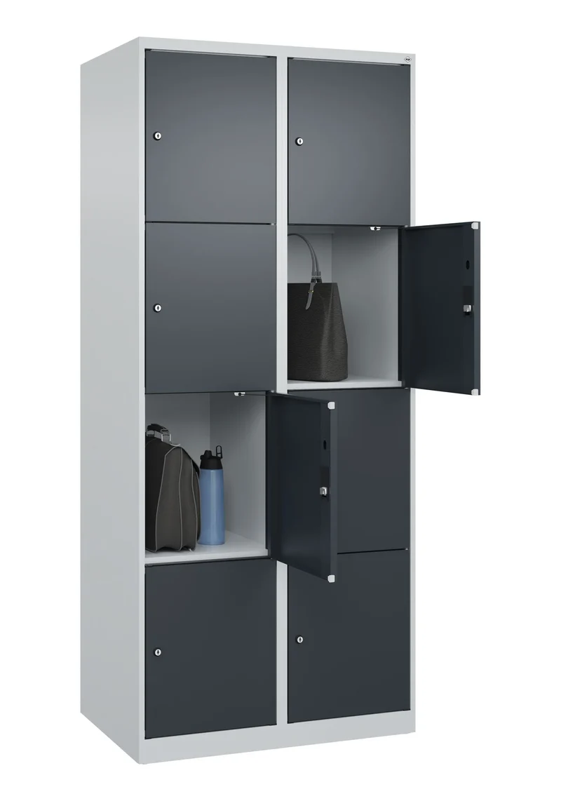 Schließfachschrank Evolo Plus – Metall-Spind mit wählbaren Fächern & Farben