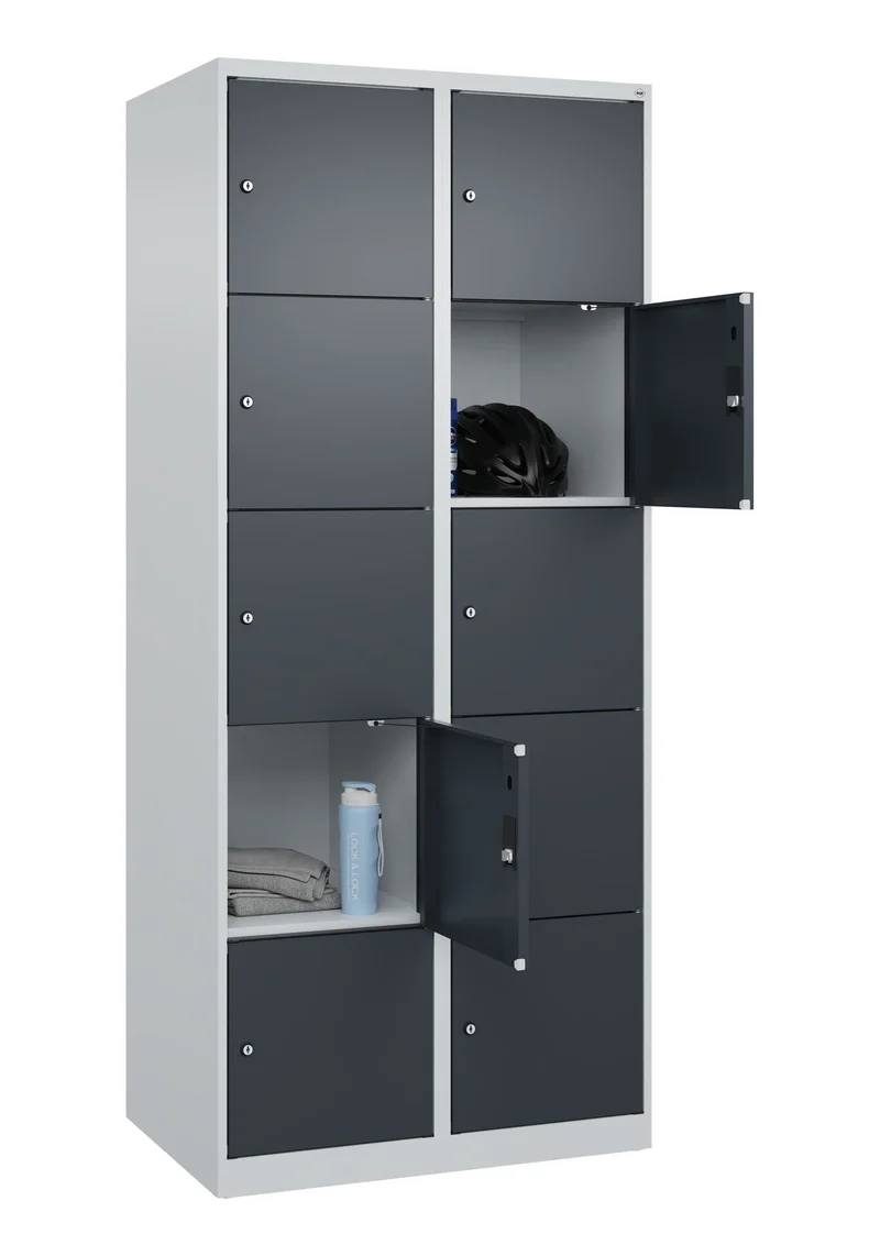 Schließfachschrank Evolo Plus – Metall-Spind mit wählbaren Fächern & Farben