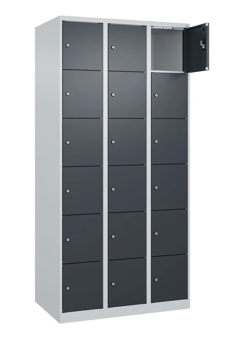Schließfachschrank Evolo Plus – Metall-Spind mit wählbaren Fächern & Farben
