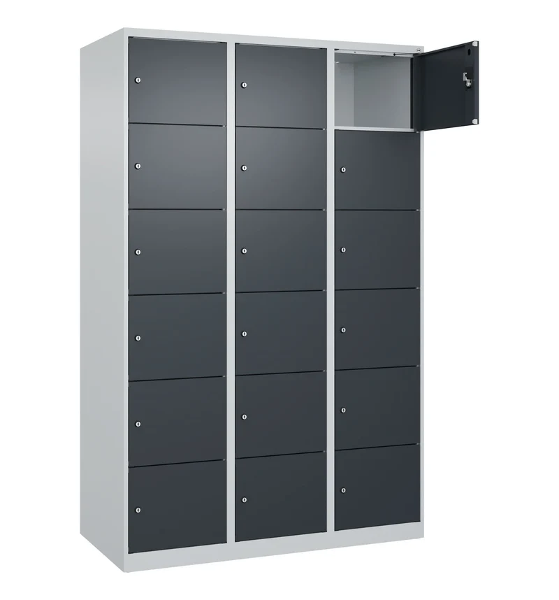 Schließfachschrank Evolo Plus – Metall-Spind mit wählbaren Fächern & Farben